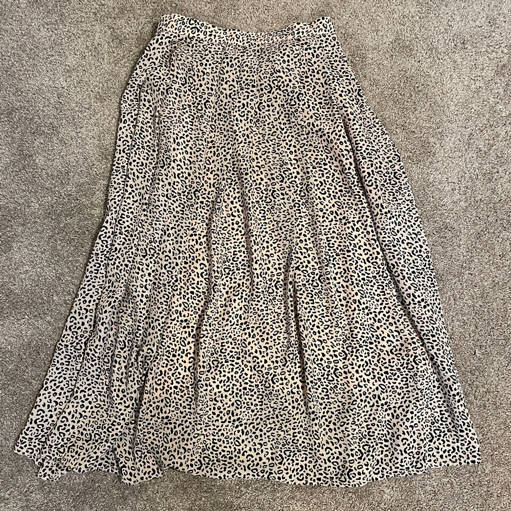 Who What Wear cheetah skirt
